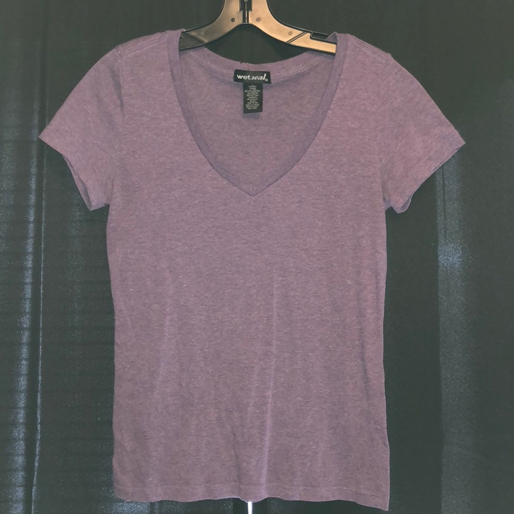 Wet Seal plain purple shirt
